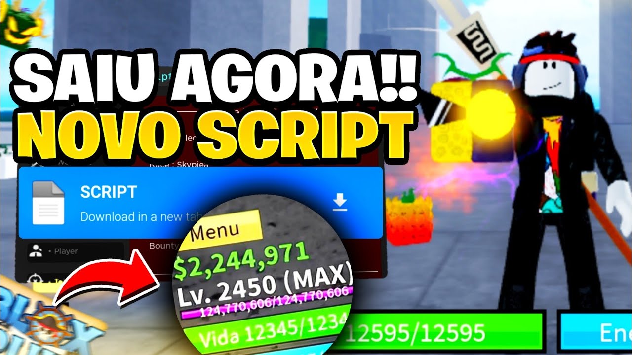 Blox Fruits Script  AutoFarm Level, Auto Saber -2023