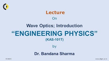 ENGINEERING PHYSICS LECTURE 37 