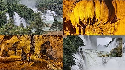 Thác Bản Giốc, top những thác nước hùng vĩ nhất thế giới - Động Ngườm Ngao lớn, thạch nhũ rất đẹp