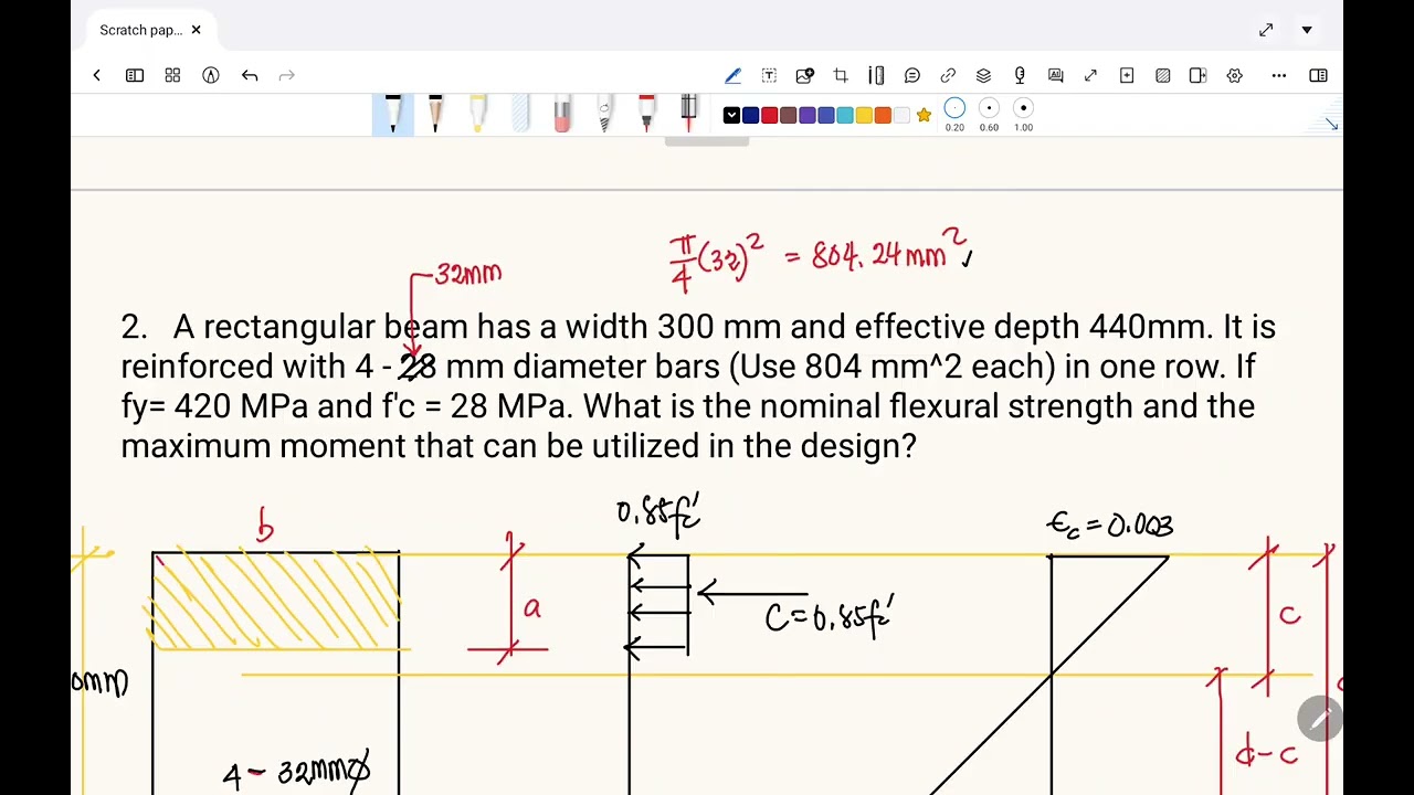 RCD Topic 2: USD Part 3a Singly Reinforced Beam