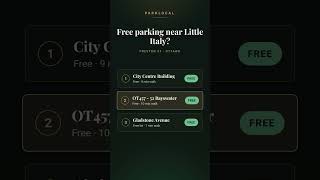 3 parking spots near Little Italy locals actually use