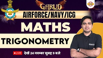 AIR FORCE, NAVY, COAST GUARD | Maths Trigonometry Class | Math By Ravi Vishwakarma Sir