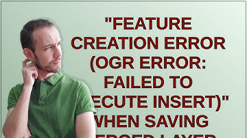 Gis: "Feature creation error (OGR error: failed to execute insert)" when saving merged layer into...
