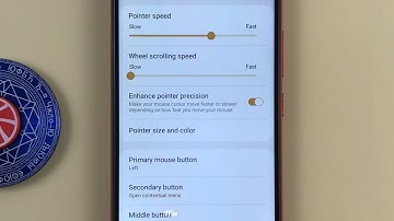 How to enable/disable Enhance pointer precision on Samsung A03 Android 13