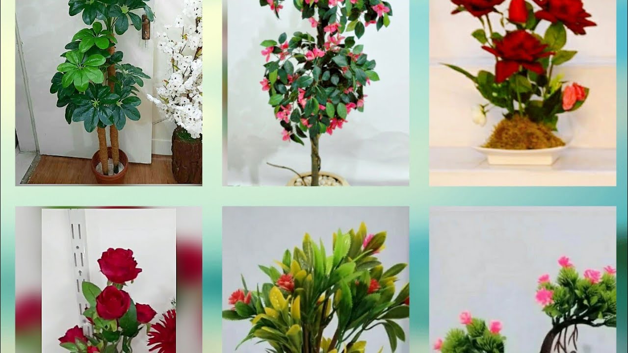 plants artificial plants for home decoration YouTube