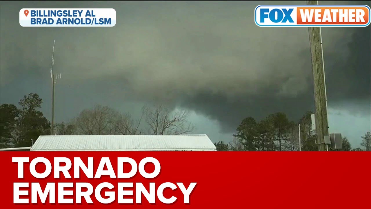 Tornado Emergency Issued In Central Alabama YouTube