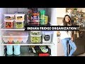 INDIAN SMALL FRIDGE ORGANIZATION *(CRAZY before and after)* | Clean and Organize with me 2020