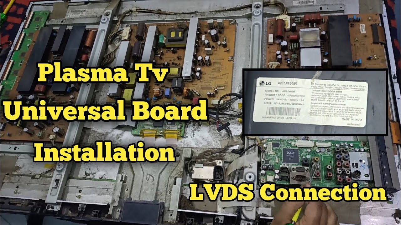 Plasma tv universal board installationRV ELECTRONICS YouTube