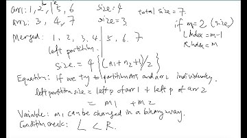 LeetCode 4 Median of Two Sorted Arrays 中文解说