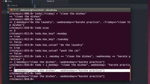 Ruby Hashes Intro (Computer Programming Coding Tutorial)