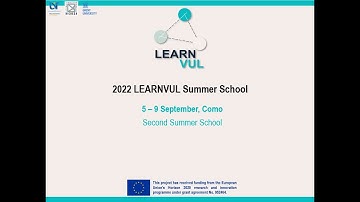 H2020 LEARNVUL Summer School Sep 2021.  R Markdown