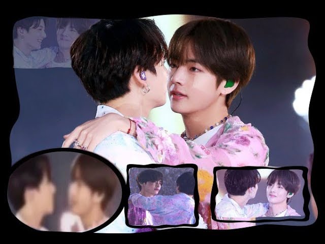 V And Jungkook Kiss