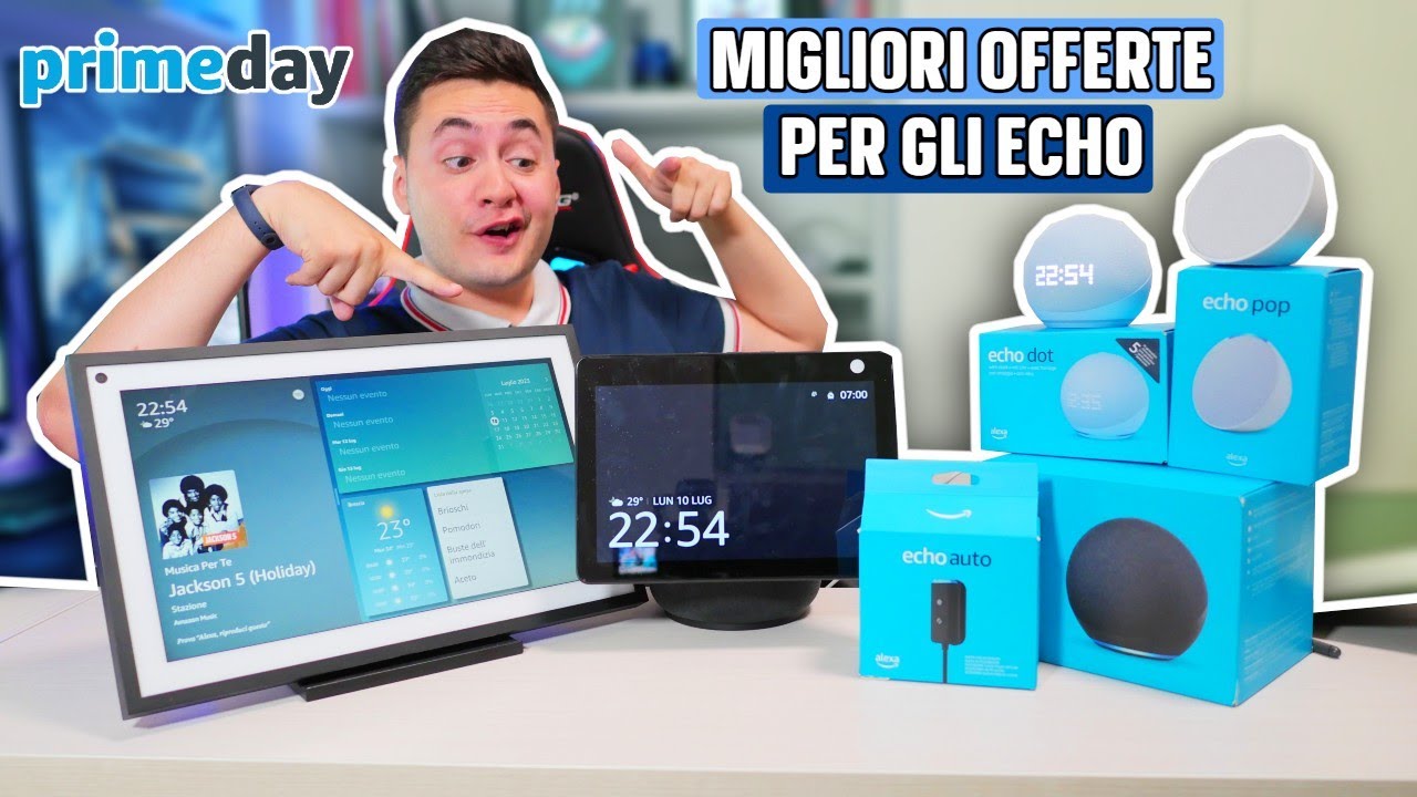 Le MIGLIORI OFFERTE ECHO per ALEXA del PRIME DAY 2023! 