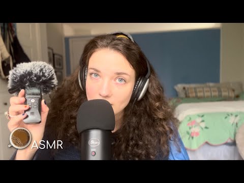 Whispering ASMR | I show you my microphones | Blue Yeti, Zoom H1n, and Tascam DR-40X