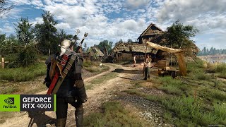 The Witcher 3 NEXT-GEN vs Original Comparison - RayTracing - RTX 4090 - 4K