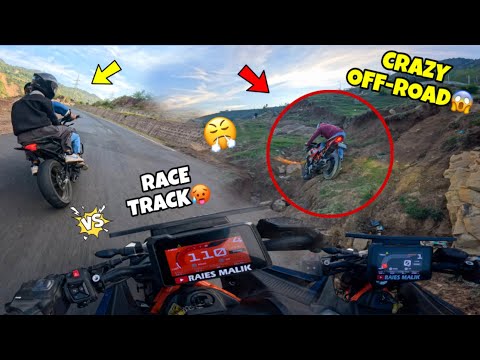 Crazy Off-Road on Sports Bike😱|| Highway Race B/w KTM bikes🥵