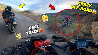 Crazy Off-Road on Sports Bike😱|| Highway Race B/w KTM bikes🥵