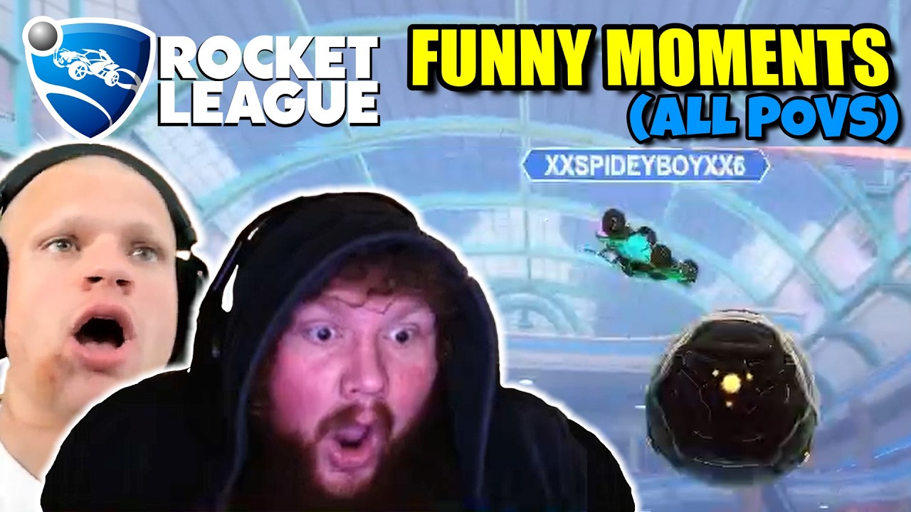 Best of CaseOh & Jynxzi Rocket League! (FUNNY MOMENTS)