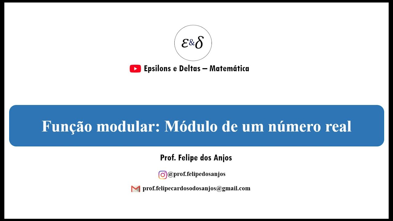 Função modular: Módulo ou valor absoluto - YouTube