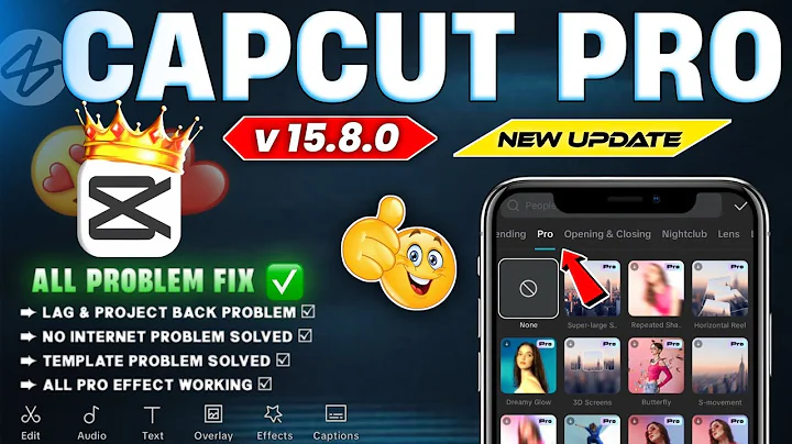 Capcut New Update 15.8.0  | CapCut Effect Template No Internet Problem Solved | All Features Working