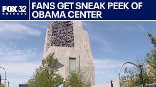 Obama fans get sneak peek of Obama Presidential Center