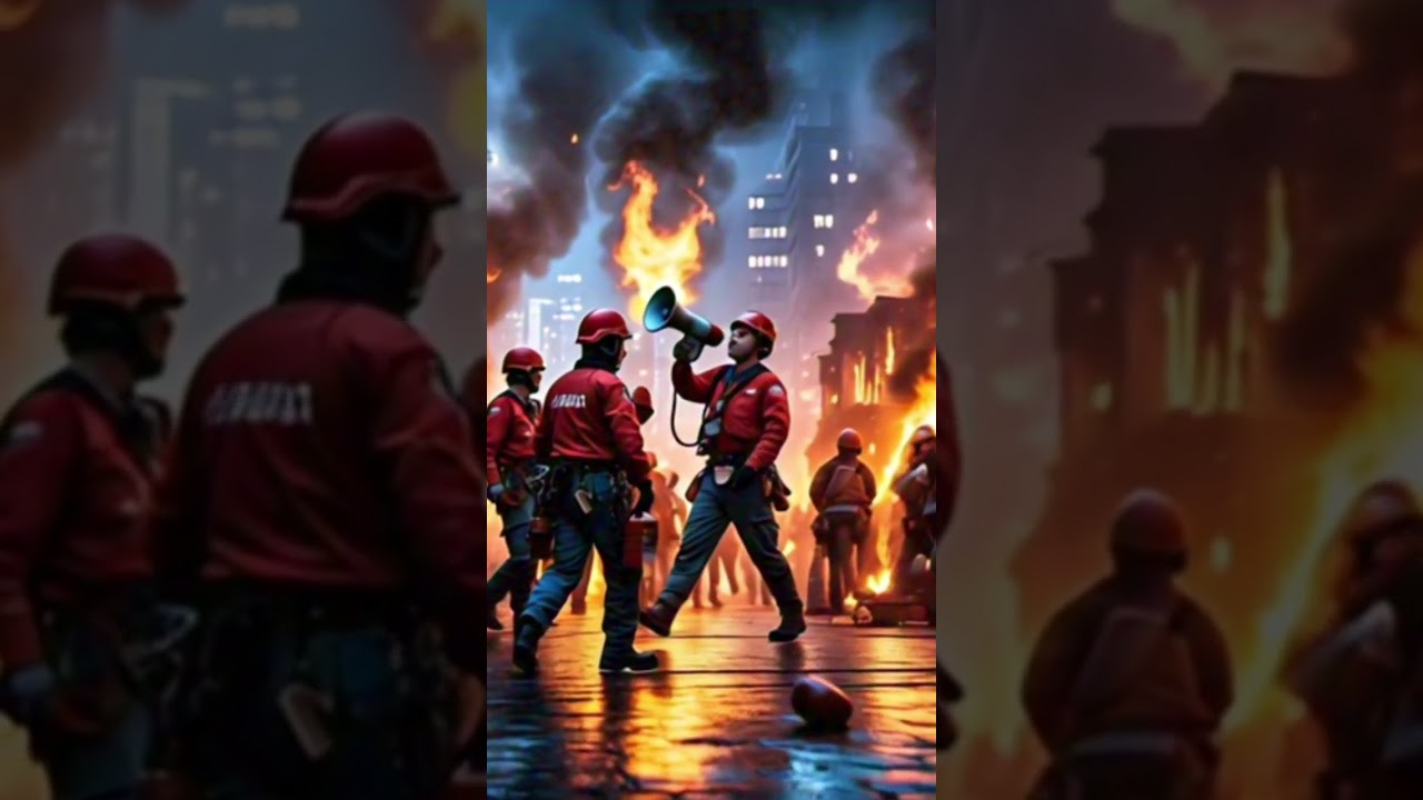 "Paris in Flames: City Under Red Alert, Rescue Teams in Action!" 