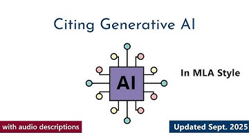 Citing Generative AI in MLA Style, updated (with audio descriptions)