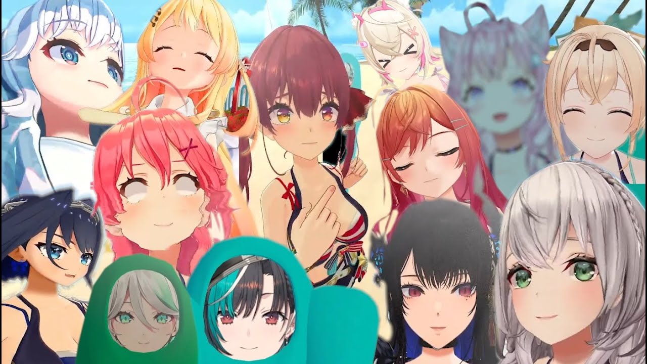 【#holonatsuParadise】ホロメンの配信に登場する自枠のない宝鐘マリン【白銀ノエル/さくらみこ/博衣こより/ネリッサ・レイヴンクロフト/オーロ・クロニー/音乃瀬奏/ホロライブ切り抜き】