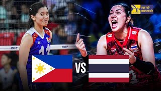 Full HD | Philippines vs. Thailand | De Guzman vs. Pornpun Women's Volleyball