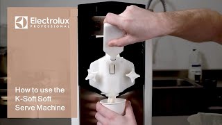How to use the K-Soft Soft Serve Machine | Electrolux Professional screenshot 2