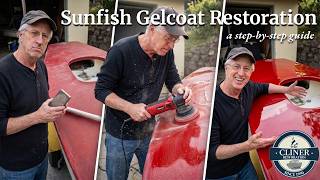 Amazing Sunfish Sailboat Gelcoat Restoration