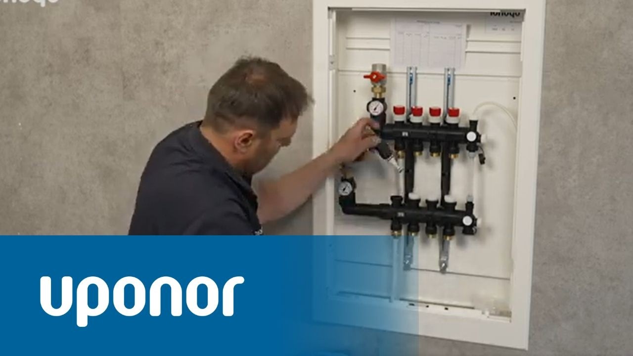 Montering av ventiler på Uponor Vario Plus fordeler