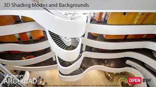 ARCHICAD 21 - 3D Shading Modes and Backgrounds