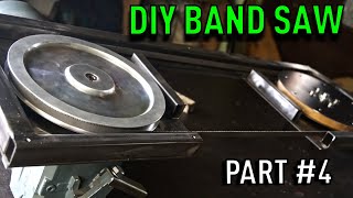 Making a DIY Metal Band Saw  The Band Saw Wheels!