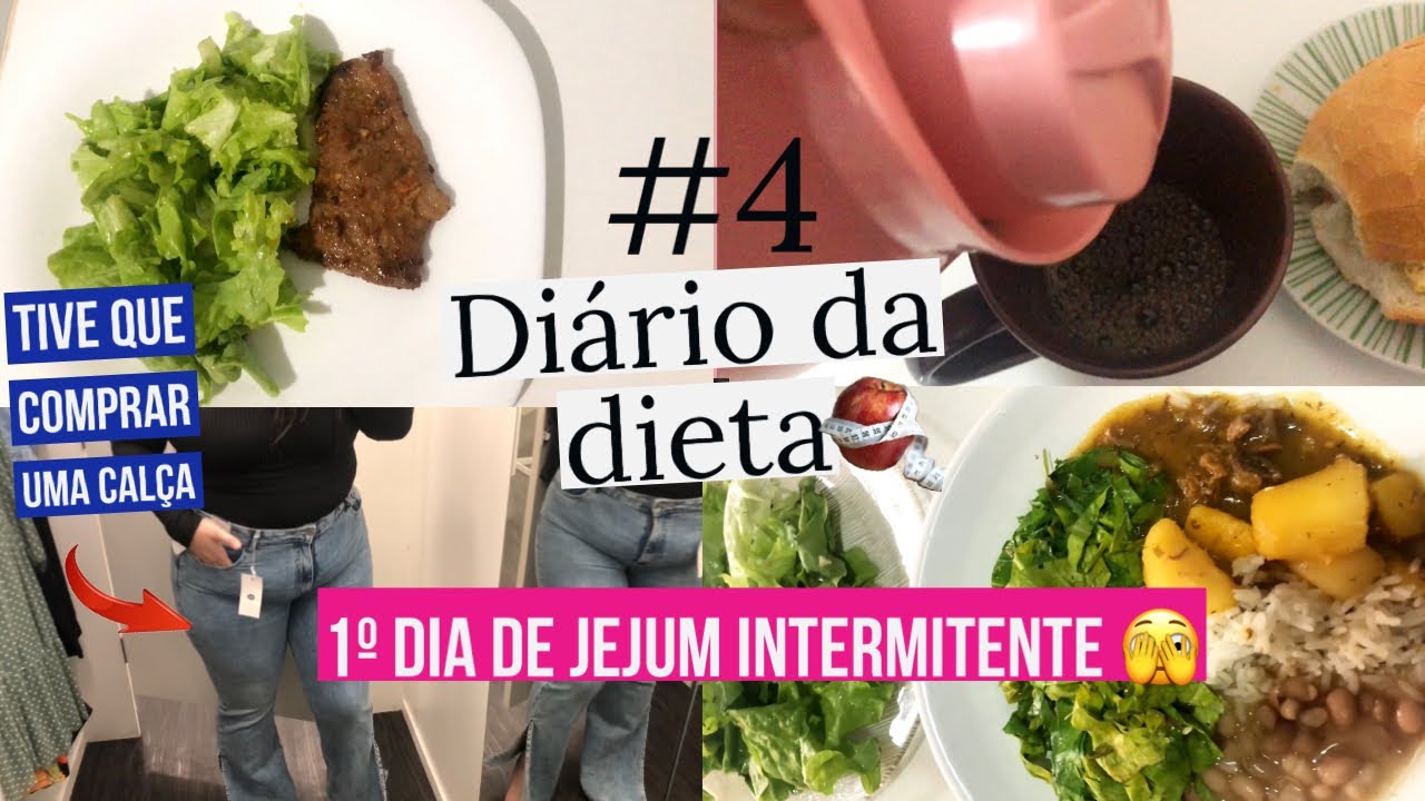 1º Dia de jejum intermitente 🫣| diário da dieta #004  processo de emagrecimento + de 100kg 😭