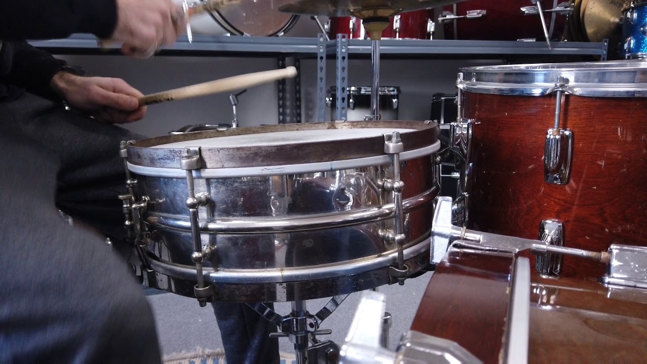 1920s Ludwig & Ludwig 5x14 "All Metal Separate Tension" Snare Drum