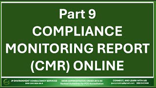 Part 9 Compliance Monitoring Report CMR Online
