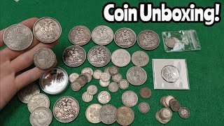 Unboxing A Collection Of British Silver Coins - Including Hammered & Early Milled!