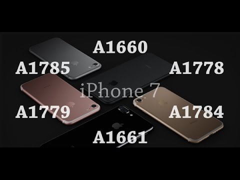 Iphone 7 Model Numbers Explained Youtube