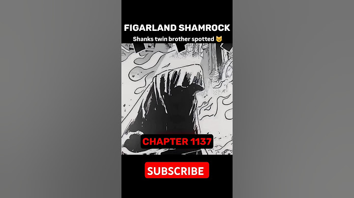 Shanks Twin Brother FIGARLAND SHAMROCK LEADER OF THE GOD'S KNIGHTS AND THE SON OF FIGARLAND GARLING