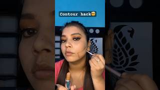 Contour hack for slim face ?it’s worked ✅youtubeshorts viral hack vlogger ytshorts trending