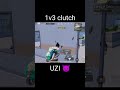1v3 clutch bgmi game play #shorts #shortsvideo #youtubeshorts #battlegroundsmobileindia