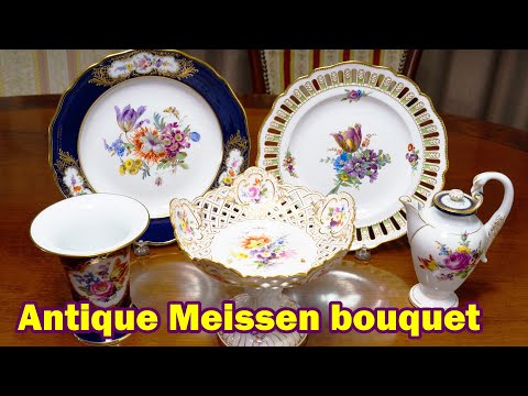 Porcelain Showcase] An Introduction to Antique Meissen Bouquets