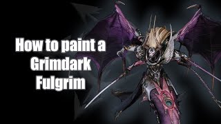 How I painted the ULTIMATE whit armoured Fulgrim (in a grimdarkish Style)