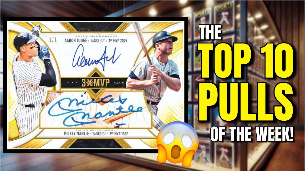 Two Yankees Legends. One Insane Card. 🤯 | Top 10 Sports Card Pulls of the Week