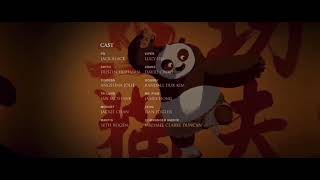 Kung Fu Panda (2008) End Credits (Edited #2)