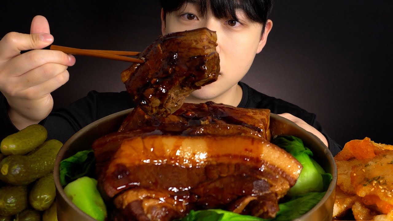 입에서 녹는 통오겹살 동파육 먹방 | ASMR Mukbang