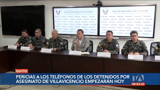 Pericias a teléfonos de detenidos por asesinato de Fernando Villavicencio aún están pendientes