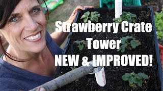 The strawberry crate tower was one of my favorite projects from last summer. In this episode, I am going to build a new one, with 