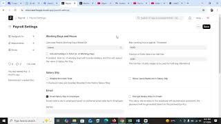 HR Payroll Settings Master In ErpNext